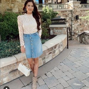 New Rachel Parcell denim skirt